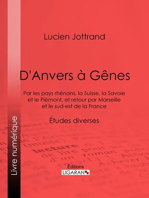 cover image of D'Anvers à Gênes